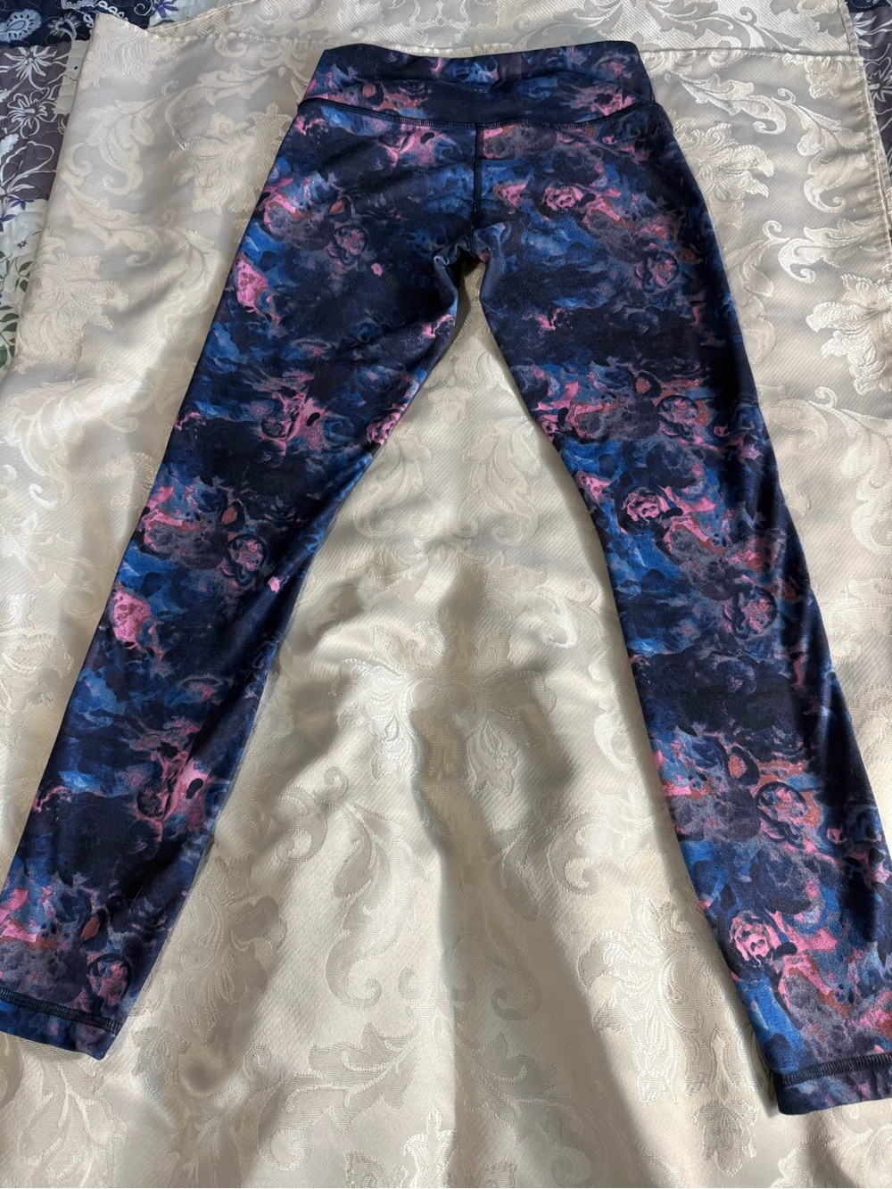 Lululemon Wonder Under High-Rise Floral Leggings Size 4 Full Length 27.5” Inseam - Picture 11 of 12